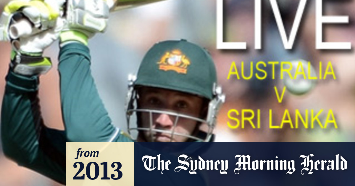 Live cricket commentary Australia v Sri Lanka 1st ODI, Melbourne
